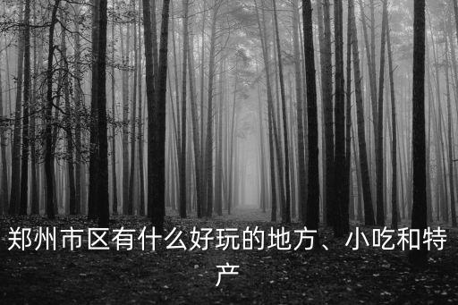 鄭州市內哪里有好玩的地方,鄭州好玩的地方有哪些