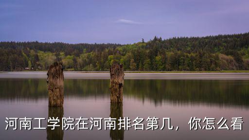 河南工學院在河南排名第幾，你怎么看