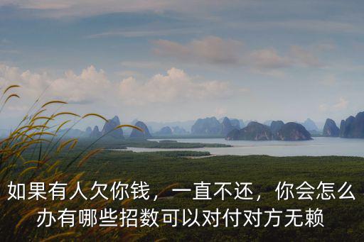 濮陽欠債不還怎么辦,對于欠債不還