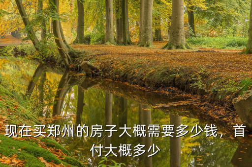 鄭州中牟區首付多少,首付大概多少