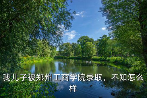 鄭州工商學院怎么能進,我兒子被鄭州工商學院錄取