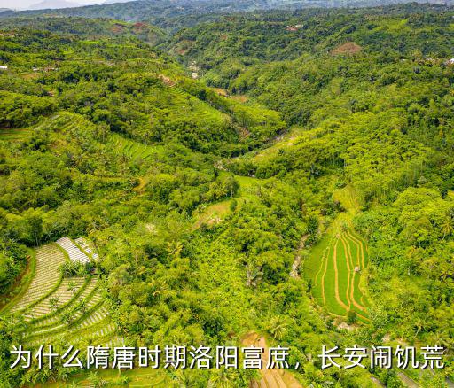為什么隋唐時期洛陽富庶，長安鬧饑荒