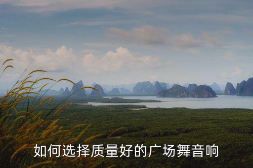 如何選擇質量好的廣場舞音響