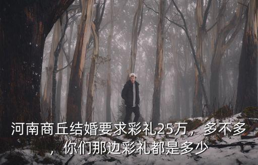 河南商丘寧陵縣訂婚彩禮要多少,你們那訂婚彩禮多少錢