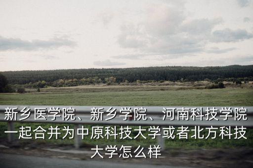 新鄉平原大學怎么樣,新鄉學院怎么樣