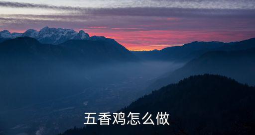新鄉正宗五香雞怎么做,五香雞怎么做