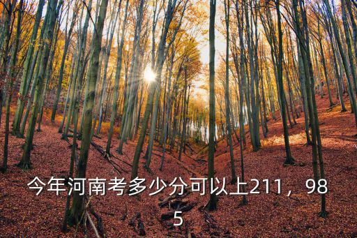 河南人考一本一般是多少分,今年河南高考一本線是多少