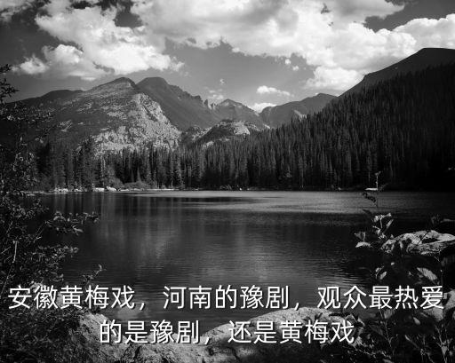 安徽黃梅戲，河南的豫劇，觀眾最熱愛的是豫劇，還是黃梅戲