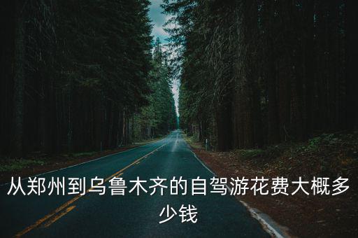 從鄭州到烏魯木齊的自駕游花費大概多少錢
