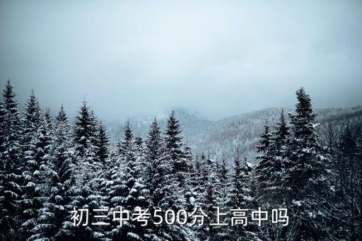 考多少分能上鶴壁高中,初三中考500分上高中嗎