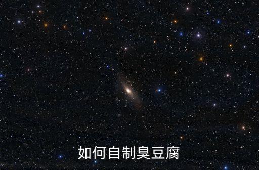 如何自制臭豆腐