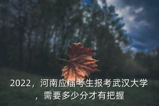 武漢大學河南考生藥學院多少分,河南考生520分左右