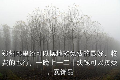 鄭州哪里規劃攤位,請問鄭州哪里可以擺地攤呢