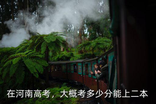 河南有多少分二本,大概考多少分能上二本