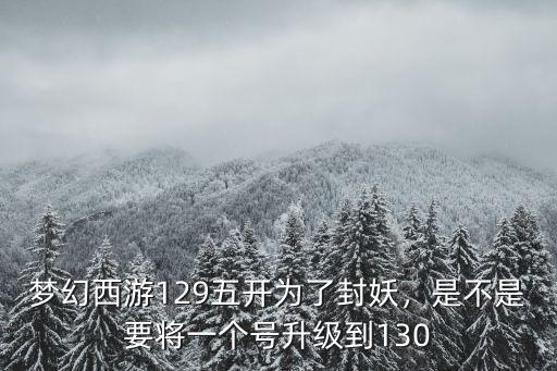 夢幻五開封妖怎么操作,夢幻投資500怎么五開