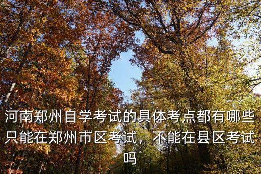 鄭州日語考試考點(diǎn)在哪里,不能在縣區(qū)考試嗎