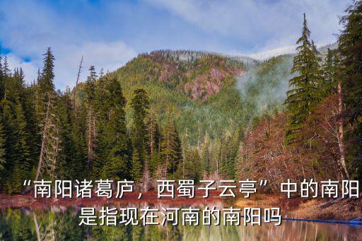 南陽諸葛廬如今在哪里,諸葛亮的躬耕地究竟在哪里