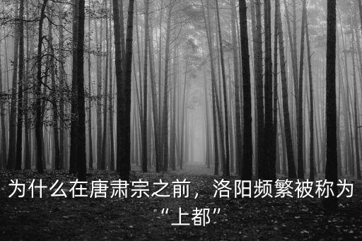 洛陽(yáng)都的都怎么拼,洛陽(yáng)頻繁被稱為上都