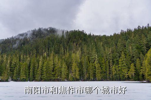 晉城市和焦作市哪里的經(jīng)濟好,南陽市和焦作市哪個城市好