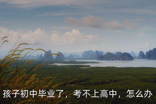 孩子初中畢業了，考不上高中，怎么辦