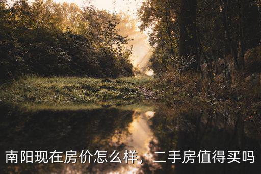 南陽現(xiàn)在房價(jià)怎么樣，二手房值得買嗎
