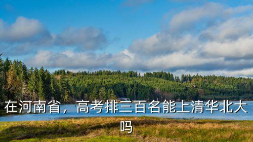 河南省高考排名多少名,平時成績580能排多少名