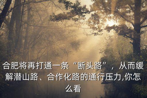 合肥河南路怎么了,合肥將再打通一條斷頭路