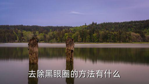 去除黑眼圈的方法有什么