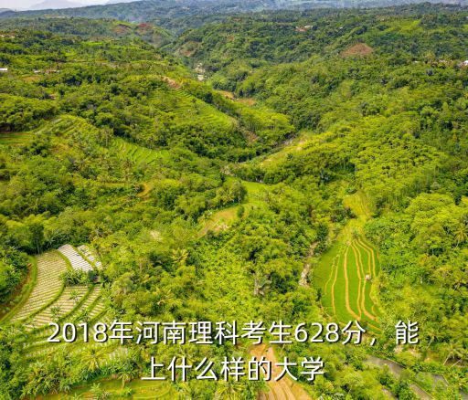 2018年河南理科考生628分，能上什么樣的大學