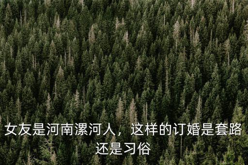 漯河有多少人,女友是河南漯河人