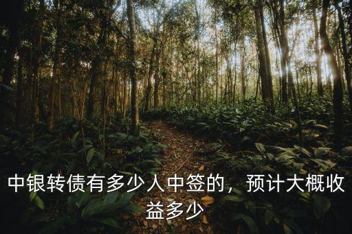 中銀轉(zhuǎn)債有多少人中簽的，預(yù)計(jì)大概收益多少