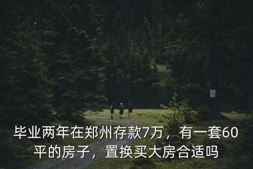 鄭州170萬買多少平的房子,畢業兩年在鄭州存款7萬