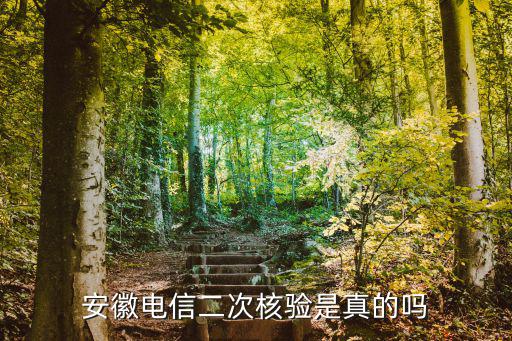 安徽電信二次核驗(yàn)是真的嗎