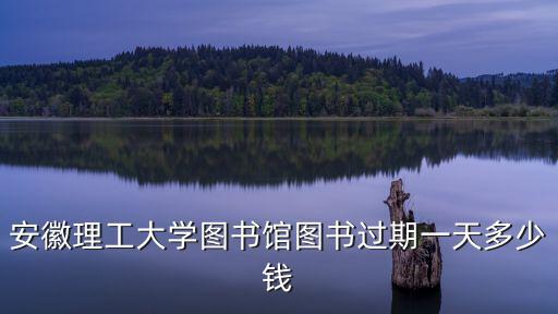 安徽理工大學(xué)圖書(shū)館圖書(shū)過(guò)期一天多少錢