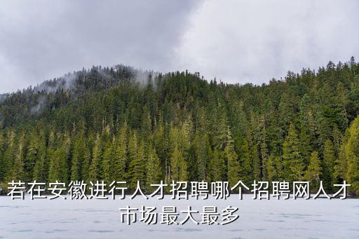 安徽人才招聘，安徽省內好的可以找工作的招聘網站