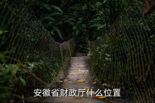安徽省財政廳什么位置