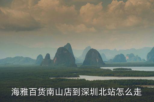 海雅百貨南山店到深圳北站怎么走