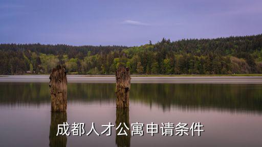 成都人才公寓申請條件