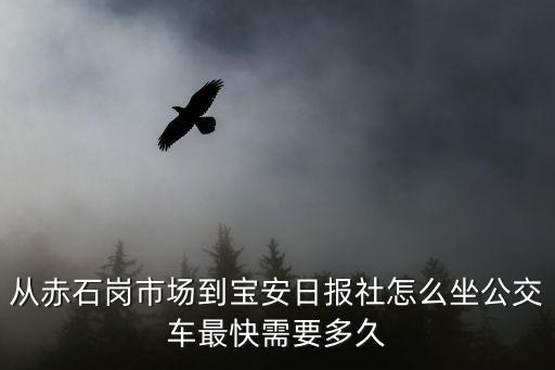 從赤石崗市場到寶安日報社怎么坐公交車最快需要多久
