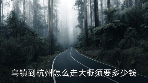 烏鎮到杭州，烏鎮到杭州怎么走大概須要多少錢