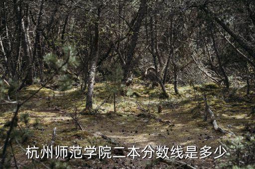 杭州師范大學錄取分數線，杭州師范學院二本分數線是多少