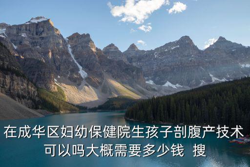在成華區(qū)婦幼保健院生孩子剖腹產(chǎn)技術(shù)可以嗎大概需要多少錢(qián)  搜