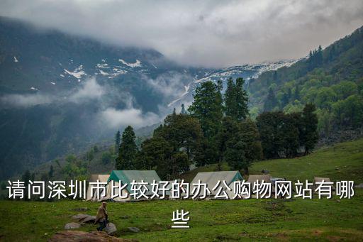 請問深圳市比較好的辦公購物網站有哪些
