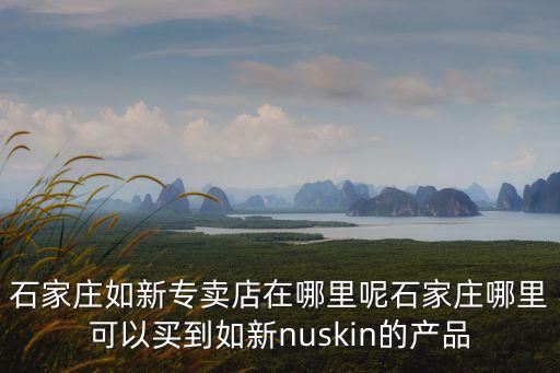 石家莊如新專賣店在哪里呢石家莊哪里可以買到如新nuskin的產品