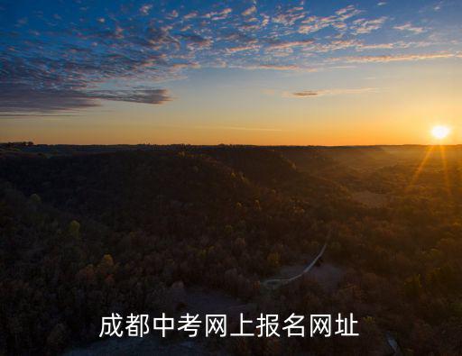 成都中考網上報名網址