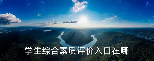 學(xué)生綜合素質(zhì)評價入口在哪