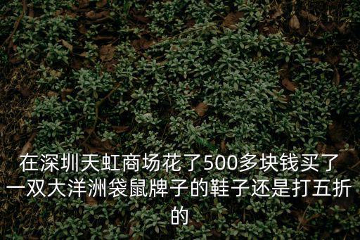 深圳天虹商場(chǎng)打折，深圳天虹購(gòu)物廣場(chǎng)什么時(shí)候打折