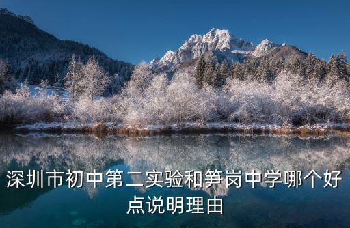 深圳市初中第二實驗和筍崗中學哪個好點說明理由
