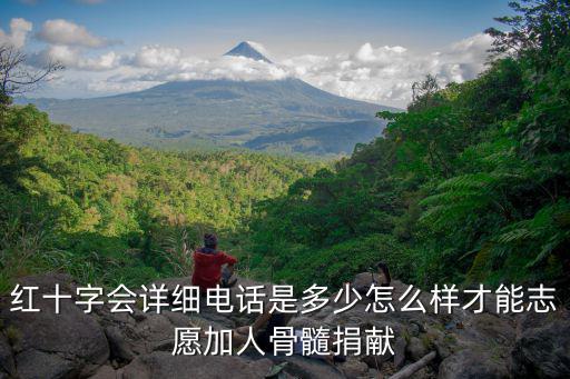 紅十字會詳細電話是多少怎么樣才能志愿加人骨髓捐獻