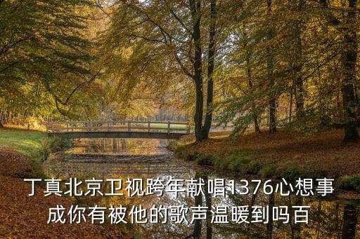 丁真北京衛(wèi)視跨年獻(xiàn)唱1376心想事成你有被他的歌聲溫暖到嗎百